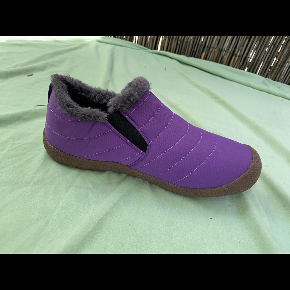 Purple slippers